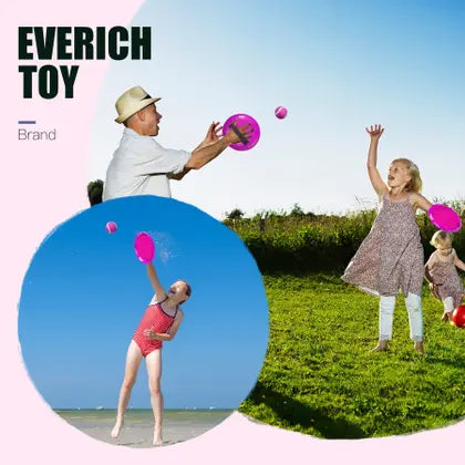 Catch Ball Game for Kids-Toss and Catch Games Lawn Game-Upgraded Purple