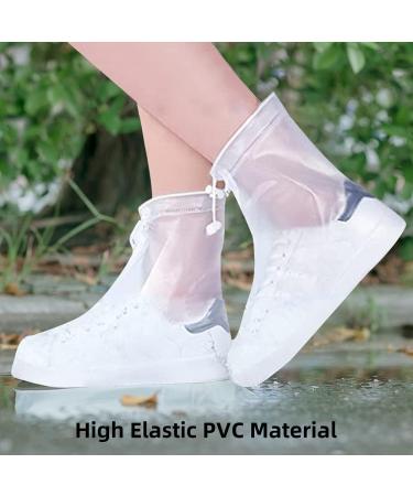 Rain Boot Shoe Covers - PVC Rubber Sole Protectors for Cycling Camping Travel