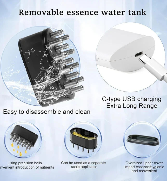 Electric Hair Growth & Oil Therapy Comb
