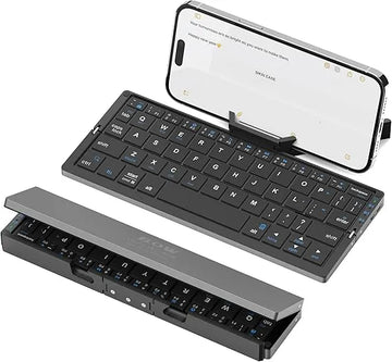 UltraSlim Wireless Folding Keyboard with Magnetic Stand