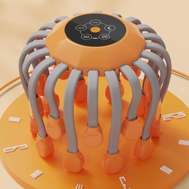 Octopus Head Scalp Massager (Electric & Multi-Function)