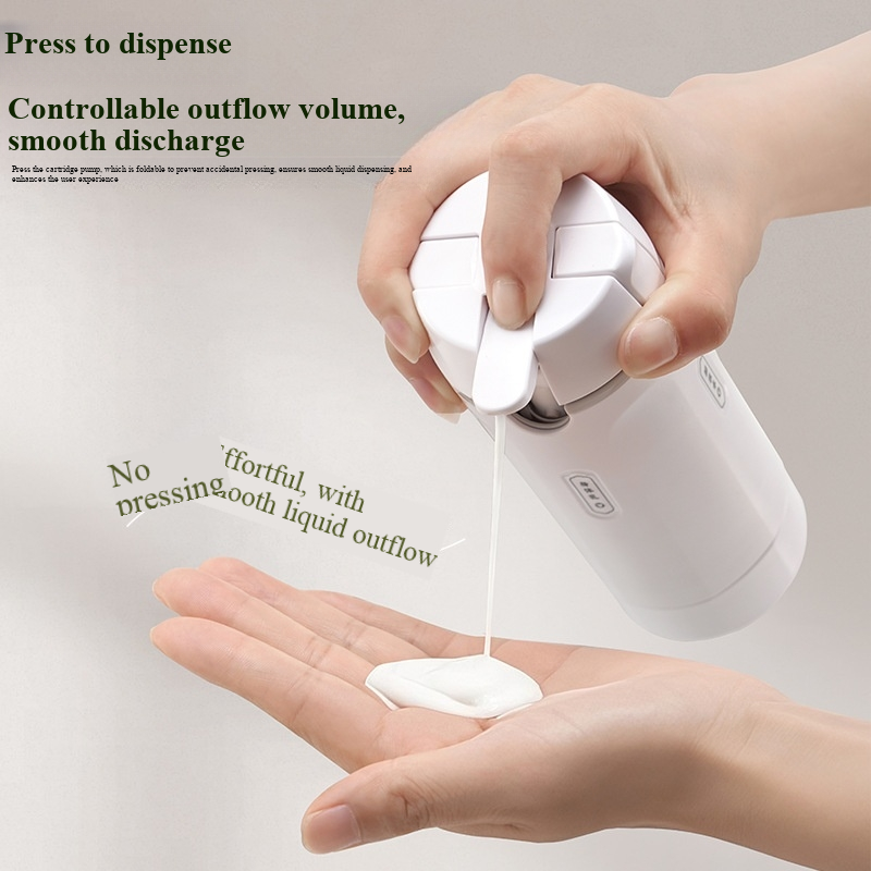 4-in-1 Sustainable Plastic Travel Dispenser Bottle