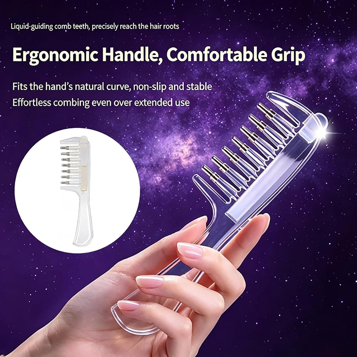 Scalp Essential Oil Comb & Serum Applicator