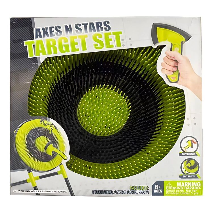 Anaconda Axes N Stars Target Set Green & Black